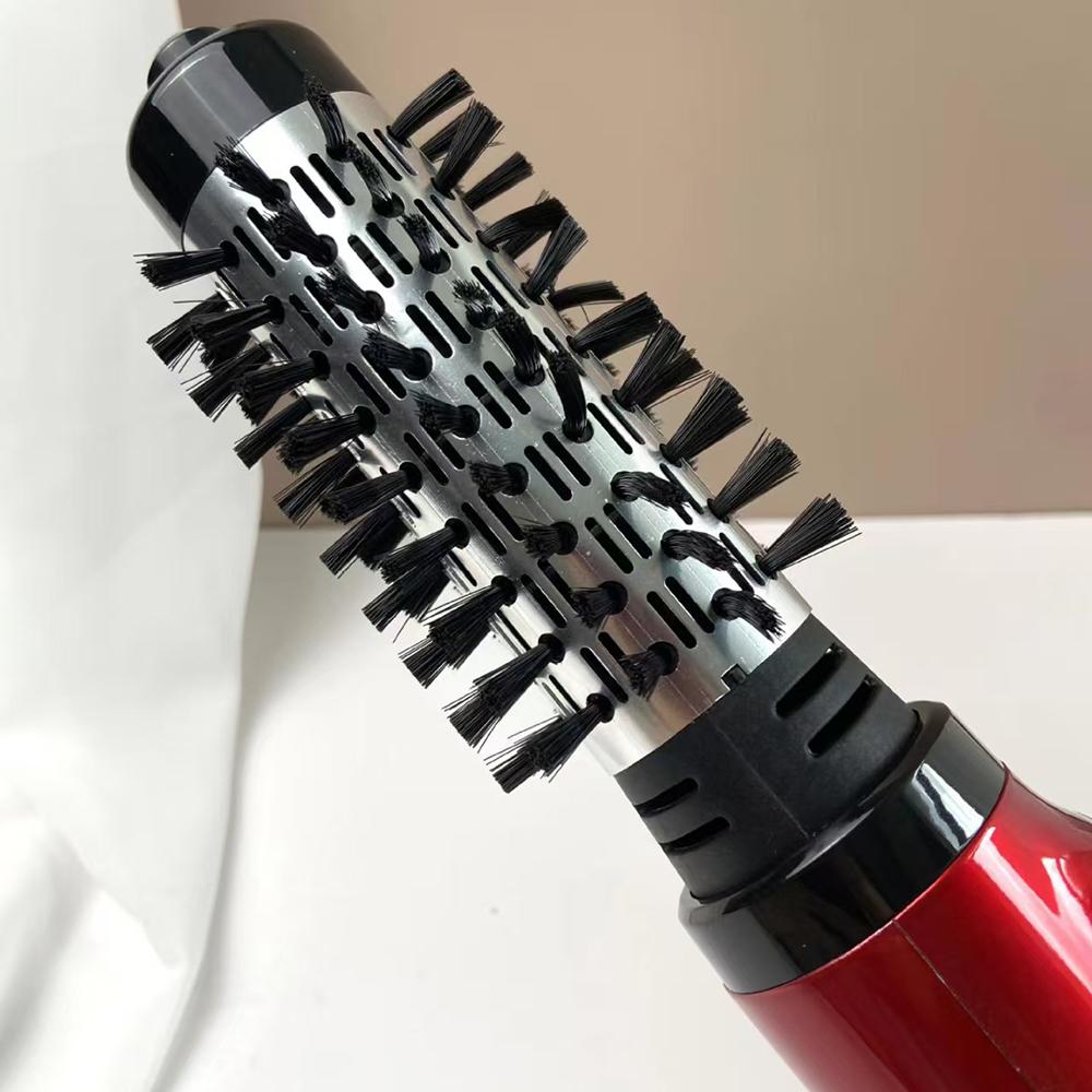 LY Hot Air Brush Brush 2 In 1 Hot Air Spin Brush Curling Straightening Styling Auto-Rotating Ionic Round Blow Dryer Volumizer