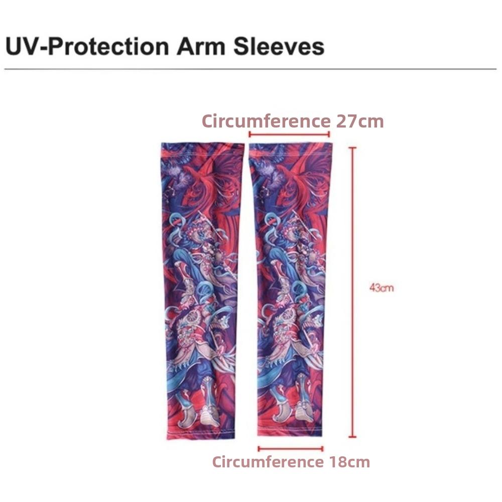 Quick Dry Flower Arm Sleeves Breathable Tattoo Arm Sleeves Fashion Arm Cover  Summer