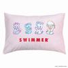 MORIPiLO Swimmer Pillowcase and Melting to the Suitable for Both Kids and Cute Plush by Morishita Makura (Smooth Touch) 43x63cm, Adults, Washable,