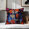 retro Sugar Skull Mexico Da de Muertos soft pillowcase Sofa Living Room Home Decor Protective Covers party hogar pillow cover