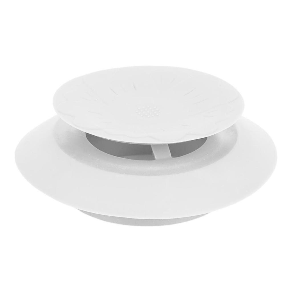 Silicone Sink Plug White Modern 6 Cm