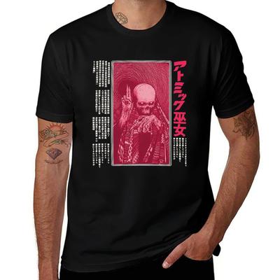 Horror TShirt Basic Plain Short Sleeve Crew Neck Tee