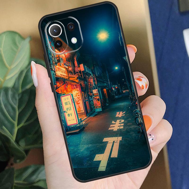 

Японский ночной город Эстетичный чехол для Xiaomi 15 14 Ultra 13T 14T 15T Pro 17 Pro Max POCO X7 X5 X6 F5 F6 F7 F8 Pro Coque POCO X5 Pro