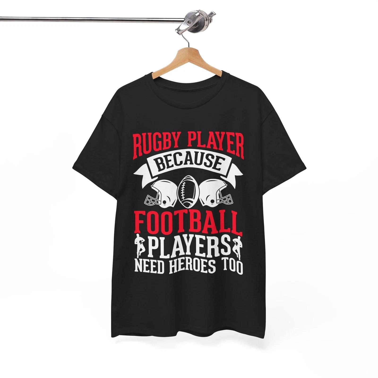 Rugby Spirit T-Shirt | Hustle & Heart Set Us Apart | Motivational Athlete Gift 4XL