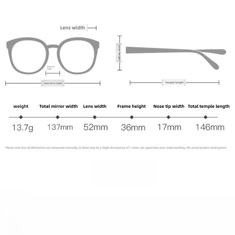 Modische Metall Halbrandbrille High-Definition Myopiebrille Komfortabler Augenschutz mit Blaulichtfilterbrille Unisex