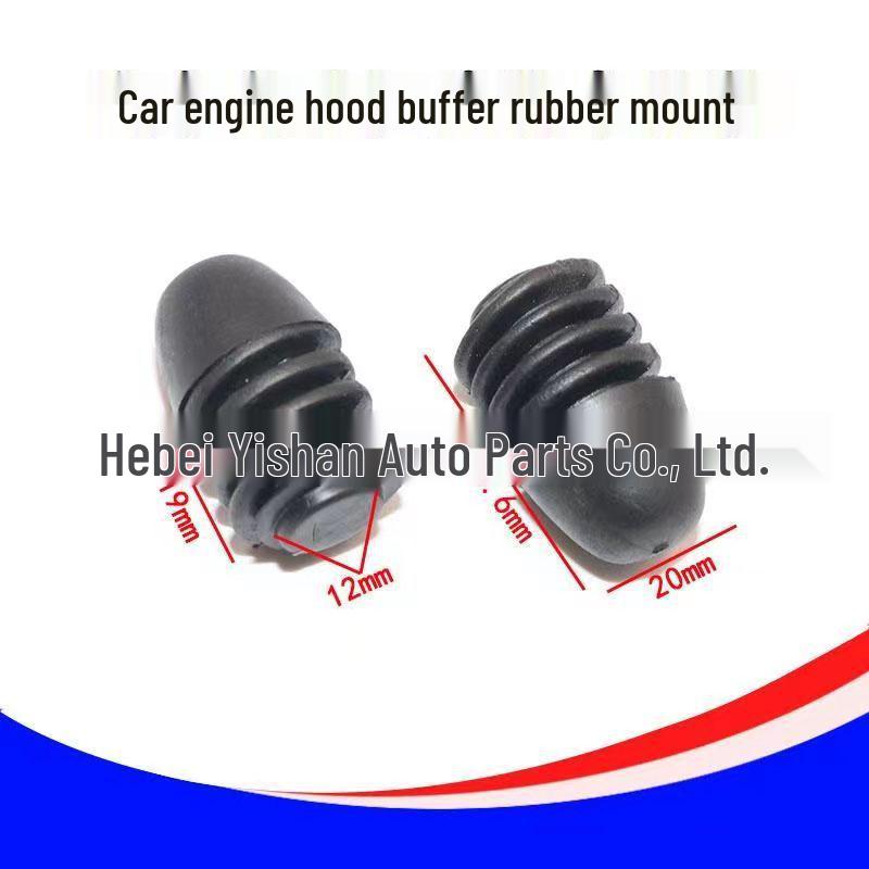 Compatible Engine Hood Buffer Rubber Bumper Pad for Volkswagen Passat, Golf 6, Sagitar, Magotan CC, and New Jetta.