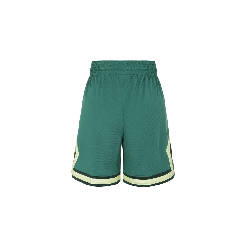 Jordan Color-Block Quick-Dry Breathable Sports Shorts Women Bottoms Deep-Spruce-Green FB4589-318