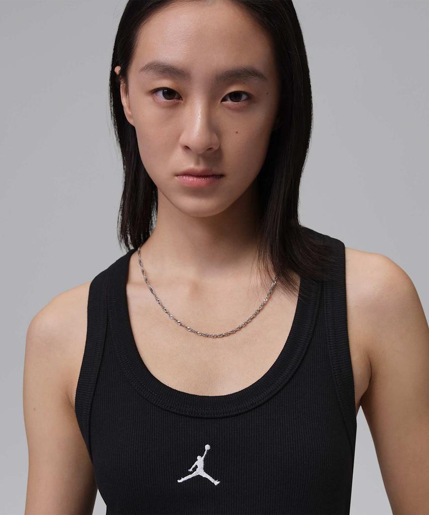 Naiki Jordan Brooklyn Tank Dress W - Black:White / If1390-010