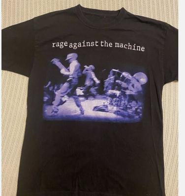 Vintage Μπλουζάκι Συναυλίας Rage Against the Machine Μαύρο Unisex