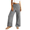 Women'S Sports Fitness Pants Casual Loose Elastic Jogging Pants Straight Wide Leg Pants Casual Pants Yoga Pants