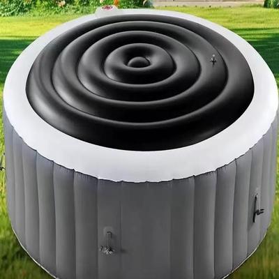 Round Outdoor Swimming Pool Cover - PVC Thickened, Dustproof, Heat-Preserving Bathtub Cover