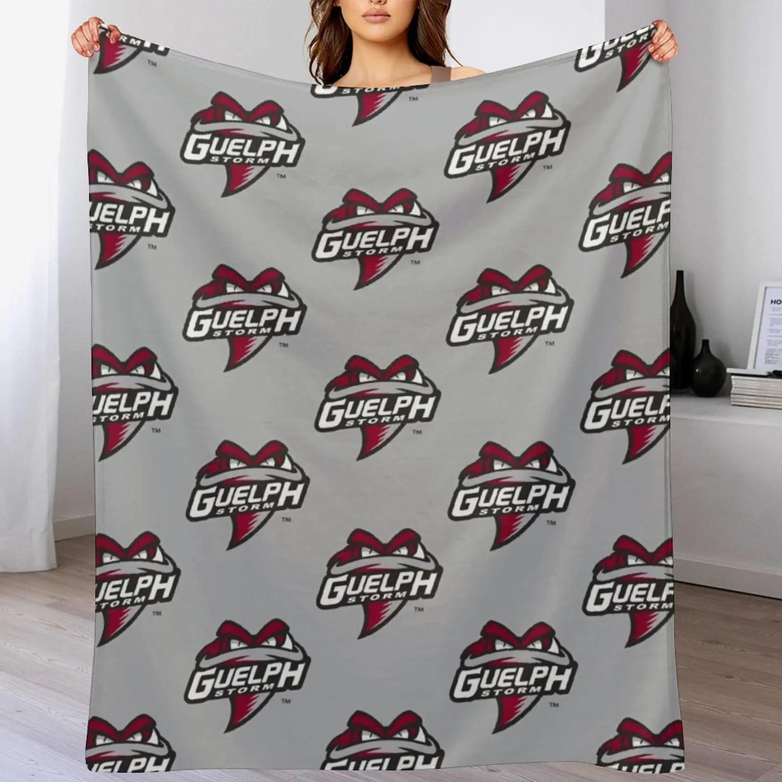 Guelph Storm Throw Blanket Reusable Durable Soft Blanket for All Seasons Size: 75*100cm, Weight: 230 GSM