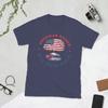 Unisexs TShirts American Raised with Cuban By Roots Vintage Cotton Tee Shirt Short Sleeve T Shirt Round Collar Tops Gift Idea