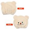 2 Pcs Coral Fleece Hair Dry Towel Cap Microfiber Bath Wrap Pink Beige Kids Child Shower Absorbent Towel Set Soft