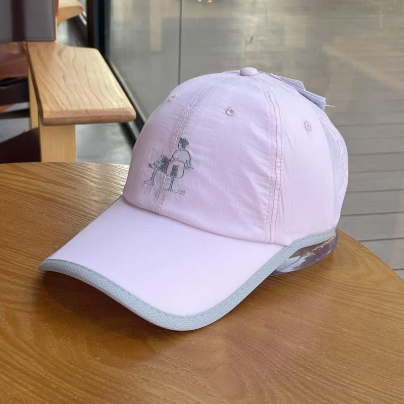 Summer Women'S Quick-Drying Baseball Cap Embroidered Thin Sunshade And Sun Protection Peaked Cap Outdoor Sports Men'S Sun Hat