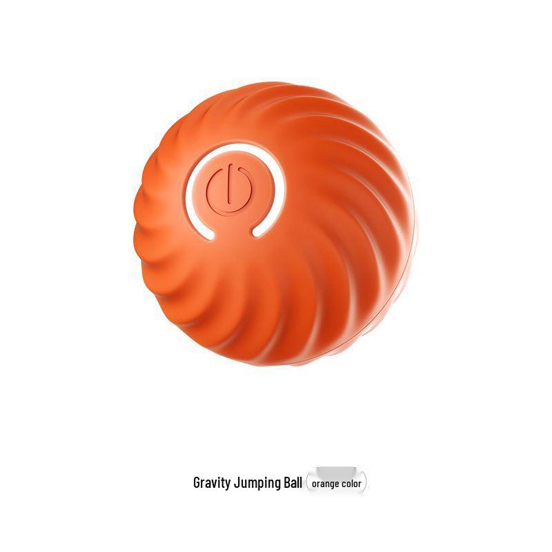 Gravity Jingle Ball Cat Toy with Animal Sounds and Catnip