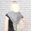 Hooded Scarf Thick Warm Woolen Women Hooded Scarf for Winter