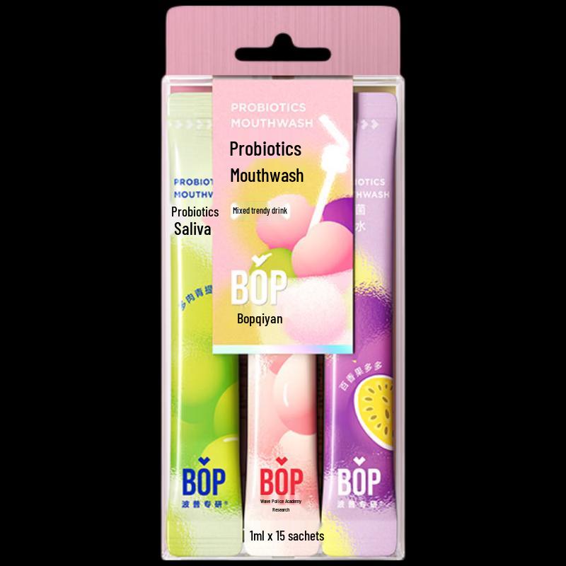 BOP Probiotic Portable Mouthwash Strips
