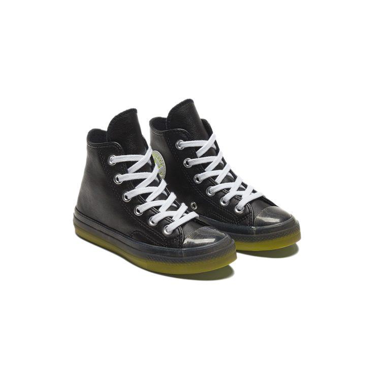 Converse All Star High Top Kids Canvas Shoes Black Green Children Aged 3 7 Years Old 369787C