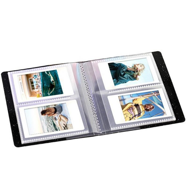 Trading Card Binder 64 Pockets Collection Album Holder Double Sided Folder Card Sleeve Carry Card Sleeve Organizer