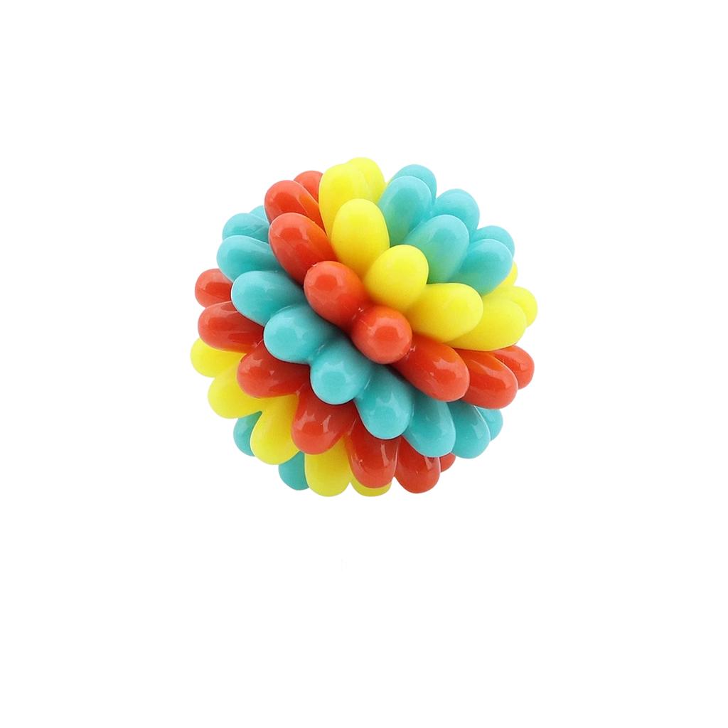 Dog Chew Ball Toy - Interactive Pet Toy For Teeth Cleaning, Anxiety Relief & IQ Training - Floating TPR Rubber Ball For Small, Medium & Large Dogs