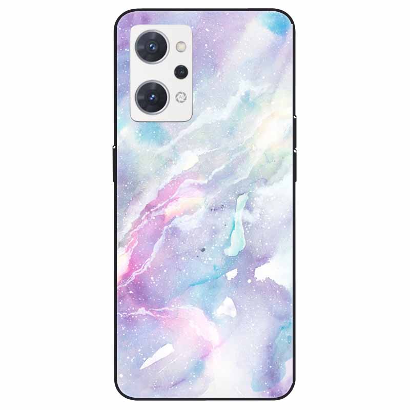 For OPPO Reno 9A 7A Case Soft TPU Fashion Marble Silicone Bumper Covers for OPPO Reno 9 A 5G CPH2523 Reno7A Protector Reno9 A