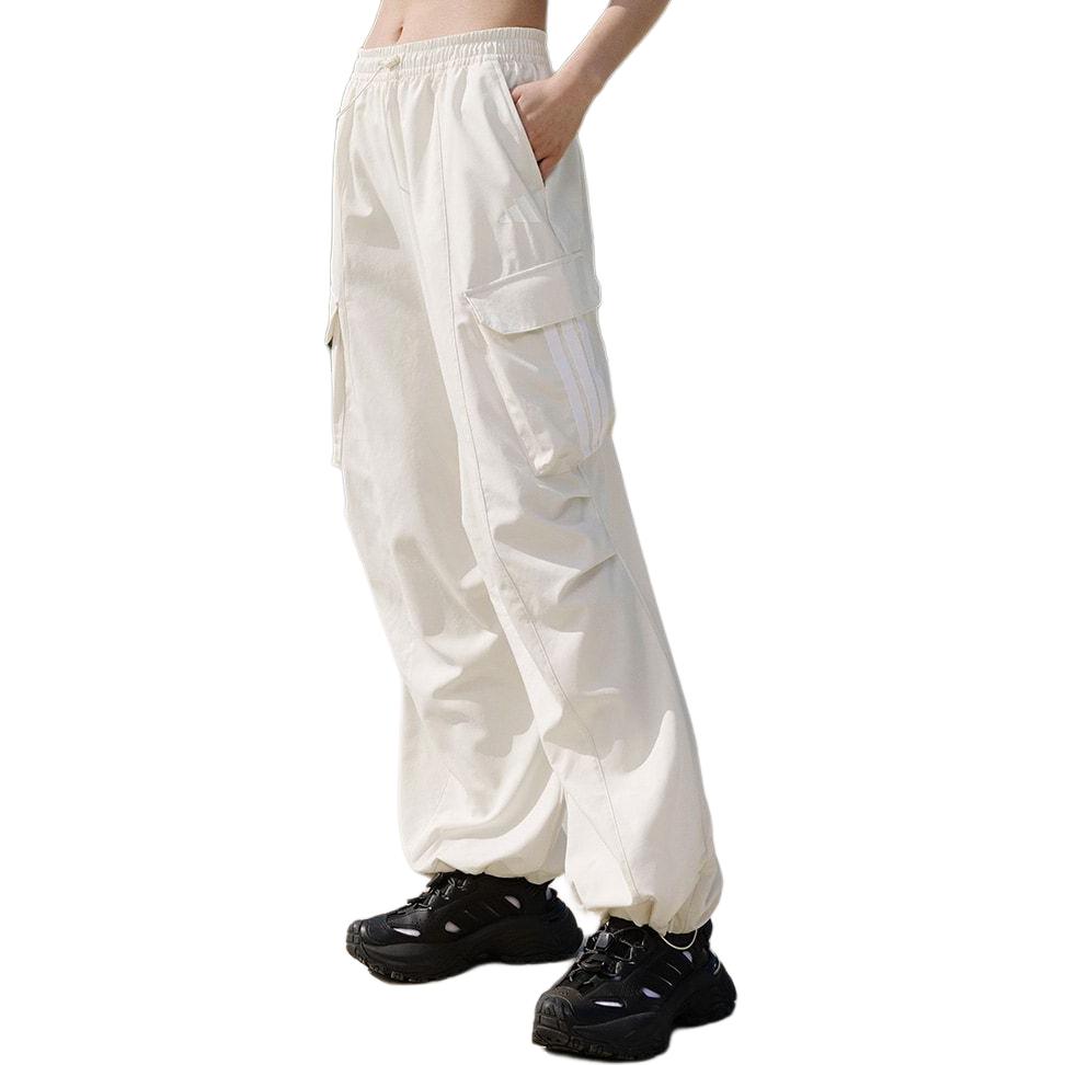 adidas Climacool WOVEN TRACKSUIT BOTTOMS Cargo Pants Women's Wonder White JZ2334
