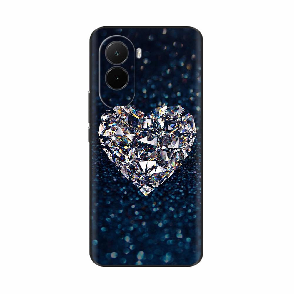 Phone Case For Xiaomi Poco M7 4G Case Soft Silicone TPU Back Cover For Poco M7 Pro 5G Case Ultra Thin Flower Skull Painted Cases