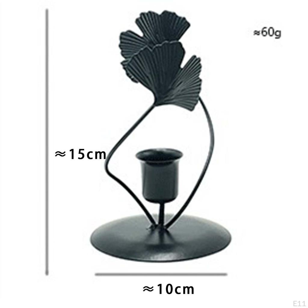 Elegant Ginkgo Leaf Candle Holder for Home Decor