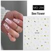 Adorable Cartoon Bee & Daisy 3D Nail Stickers