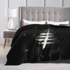 Soft Warm Blanket Camping Deads by Daylights Bedding Throws  Flannel Bedspread For Outdoor Funny Sofa Bed Cover