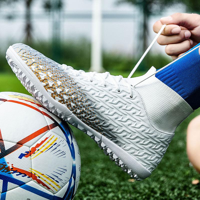 Fußballschuhe Herren/Damen Fußballschuhe Kurz -Nagel High -Gang Socken Port für Kunstrasen Kinder Fußballschuhe