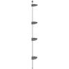 Tapis de douche - VIDAXL - Modèle télescopique - Aluminium argenté - 4 couches - Réglable