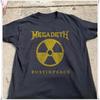 Rara Maglietta Megadeth Rust in Peace Logo, Maglietta Nera Unisex, Taglia S-5XL