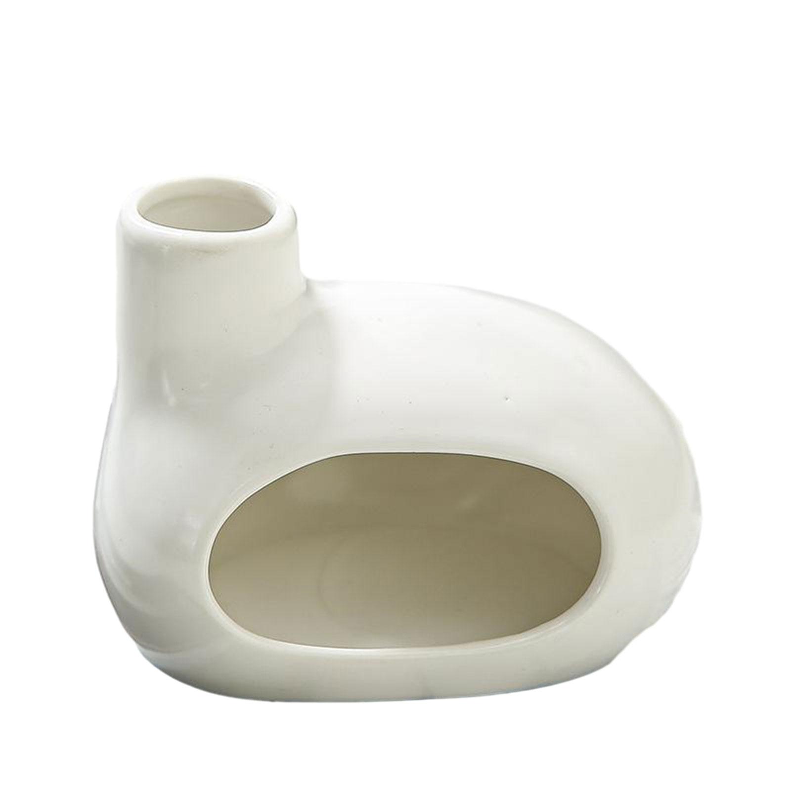 

Держатель благовоний Пало Санто Керамический держатель для благовоний Пало Санто Подставка из дерева и пепельница Простая курильница белый