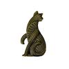 Medieval Brooch Animal Cute Kitten Brooch Versatile for Male and Female Students