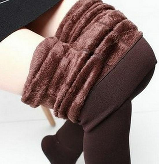 Women's 180g Pearl Velvet Slimming Footed Warm Pants - Thick Plus Velvet Base Layer for Autumn Winter (Korean Style)