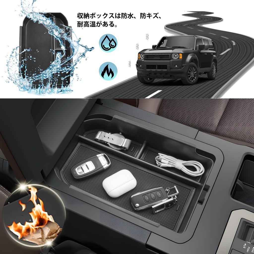 SHAOHAO New Toyota Land Cruiser 250 Series Exclusive Console Tray Console Box Console Tray LandCruiser250 Storage Box Custom Parts Type Land Cruiser