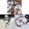 Gothic Cross Pendant Necklace With Alloy Chain For Men And Women