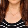 Fashion Stylish Multilayer Chain Pendant Necklace for Women and Girls Minimalist Heart Star Bohemian Crystal Choker Necklace