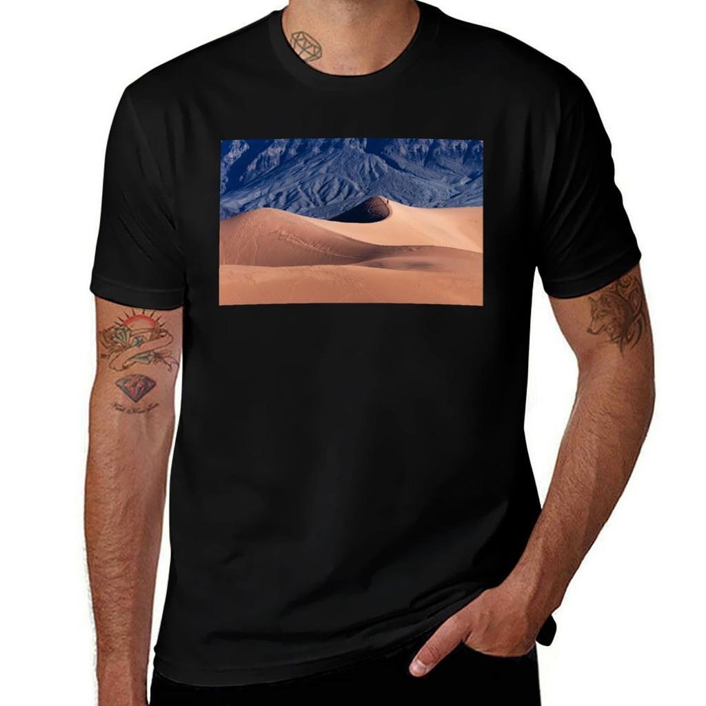 Sunrise Over Mesquite Flat Sand Dunes Tshirt Basic Daily Outfit Short Sleeve Tee Tshirt