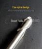 High-Speed Steel Ball Nose End Mill with 2 Flutes, R0.5 To R6 Keyway Cutter