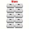 10/50/100 PCS Stainless Steel Razor Blade Old-fashioned Manual Double-sided Razor Blade Hairdressing Barber Shop Tools