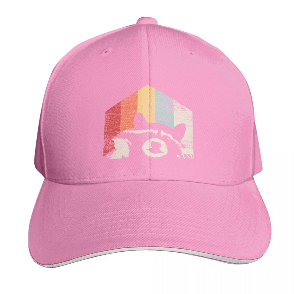 Racoon Baseball Cap Sunhat Custom Cap Derby Hat Bobble Hat For Unisex Womens