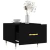 Coffee Table Black 50x50x40 Cm Particleboard