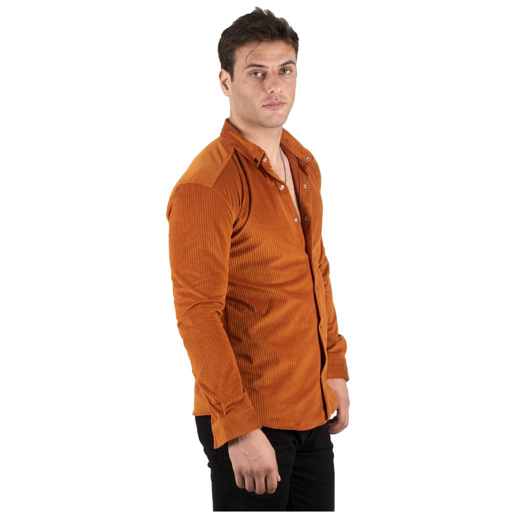 DeepSEA Einfarbiges Samthemd 2302308