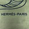 Pristine HERMES towel Yachting Plage Teresa green cotton Women Used