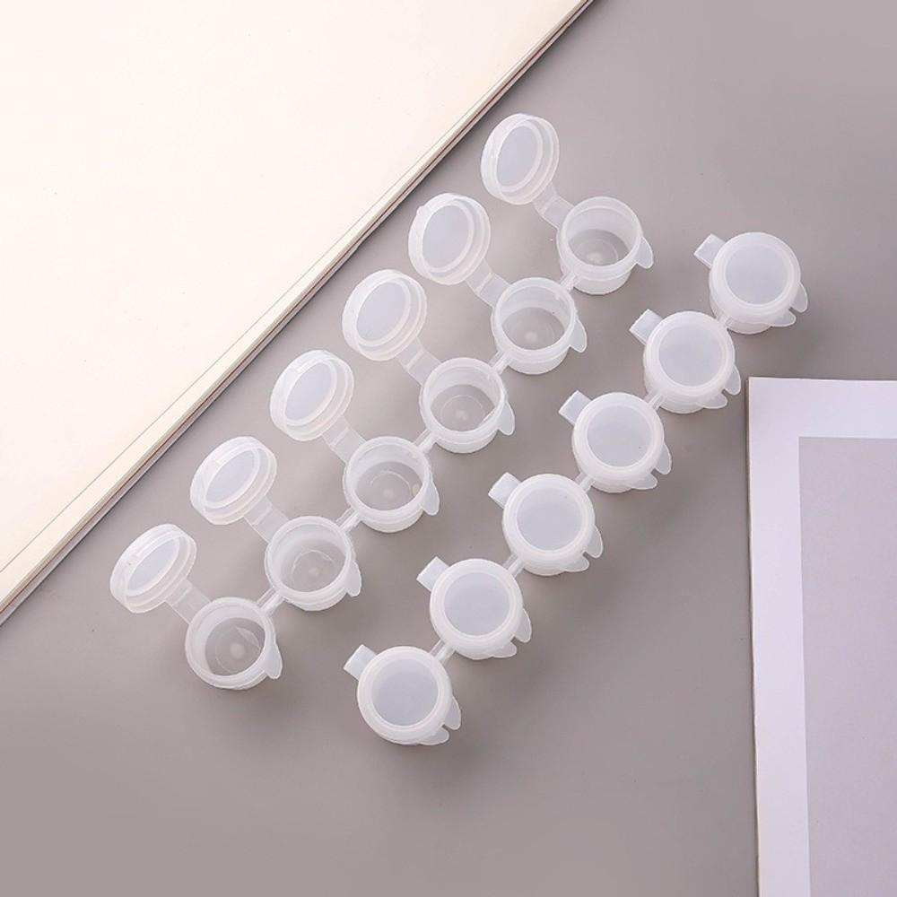 5Strips 2/3/5ml 2ml/3ml/5ml Empty Joint Pigment Box Mini Paint Container  for Paintings Art