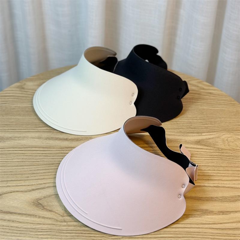 

Летняя бесшовная солнцезащитная шляпа для женщин, универсальная, с защитой от ультрафиолета, интегрированная шляпа без верха, дорожная шляпа для верховой езды