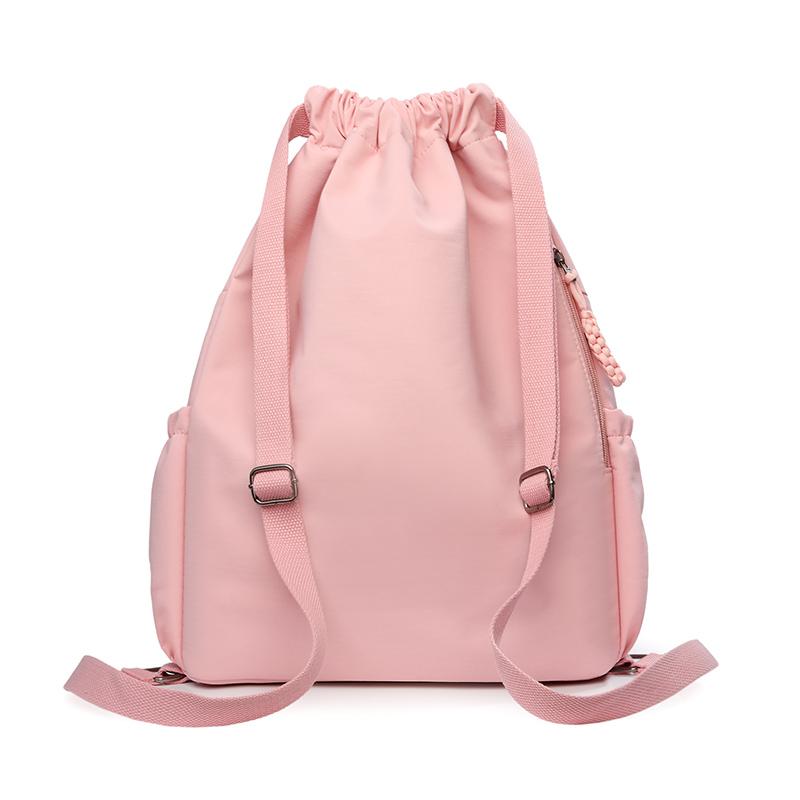 Waterproof Drawstring Pocket Women's Sports Backpack Travel Backpack